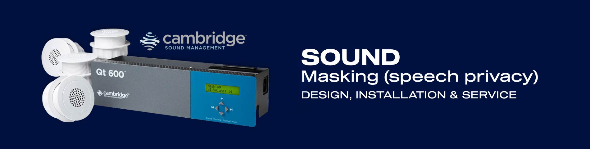 Sound Masking Banner